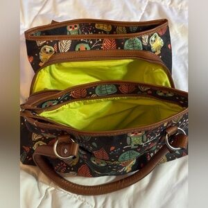Charming Owl Print Handbag